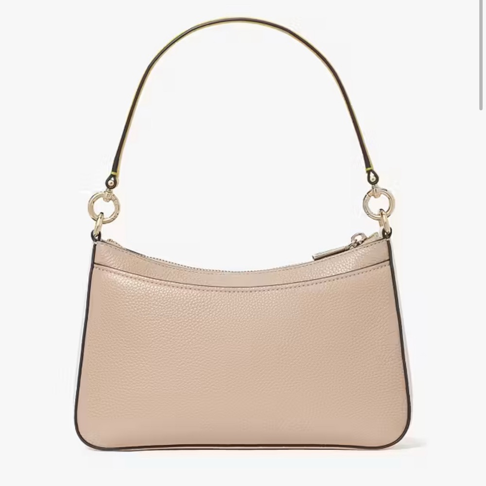 Kate Spade Hudson Colorblocked Convertible Crossbody Timeless Taupe Multi - Picture 15 of 16